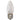 18w = 25w Edison Screw (ES) Clear Candle Halogen Globe