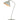 Collo Sand Grey Table Lamp w/Ant Brass Highlight E27