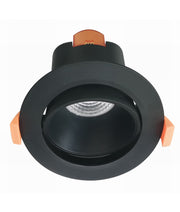 COMET07 9w CCT LED Gimble IP54 Downlight Black