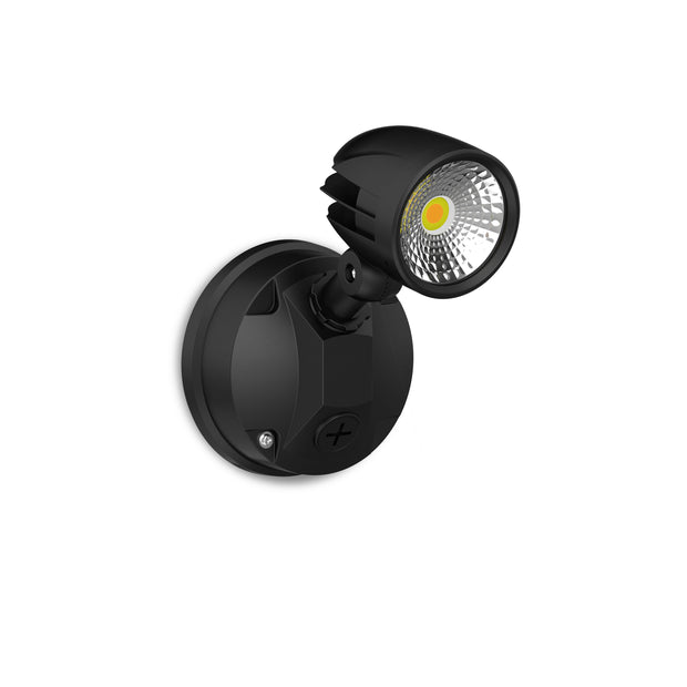 12W Security Spot IP65 Black