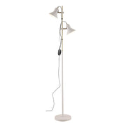 CORELLI 2x6w GU10 LED White Floor Lamp