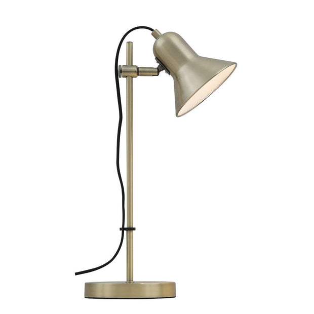 CORELLI GU10 Antique Brass Desk Lamp