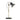 CORELLI GU10 Dark Grey and Antique Brass Desk Lamp