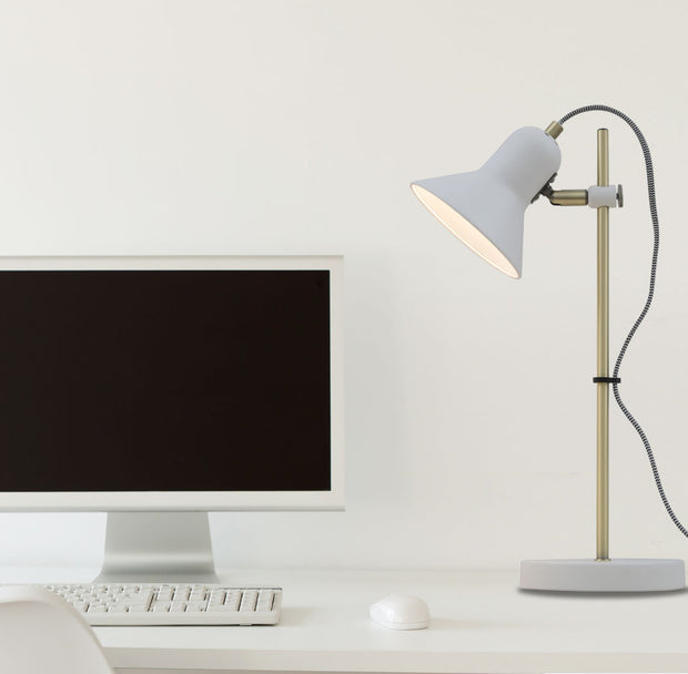 CORELLI GU10 White Desk Lamp