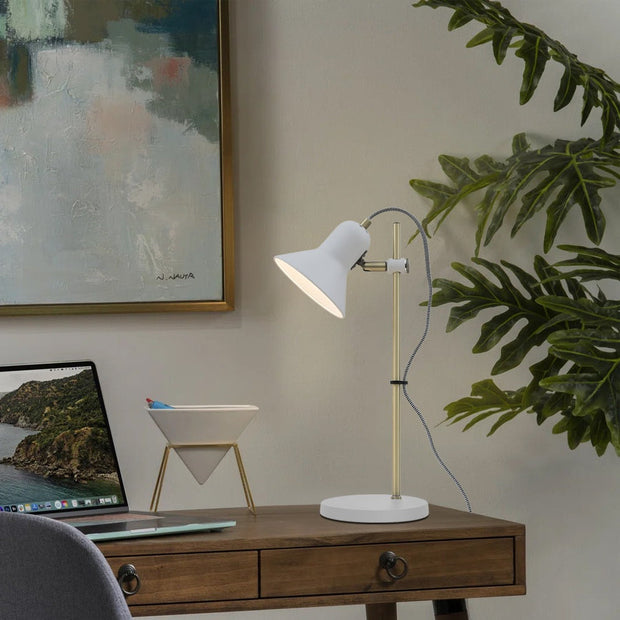 CORELLI GU10 White Desk Lamp