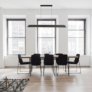 CORSA 40w LED CCT 1500mm Black Linear Pendant
