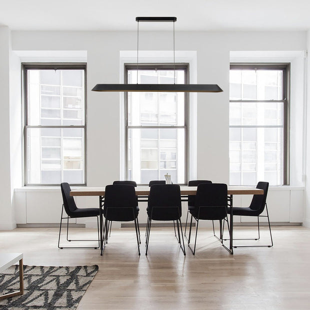 CORSA 40w LED CCT 1500mm Black Linear Pendant