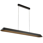 CORSA 40w LED CCT 1500mm Black Linear Pendant