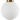 Crest Orb 140mm IP44 Wall Light Brass with Opal