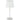 Crecer White w/Ant.Brass Height Adjustable Table Lamp E27