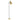 Croset Floor Lamp Black and Gold