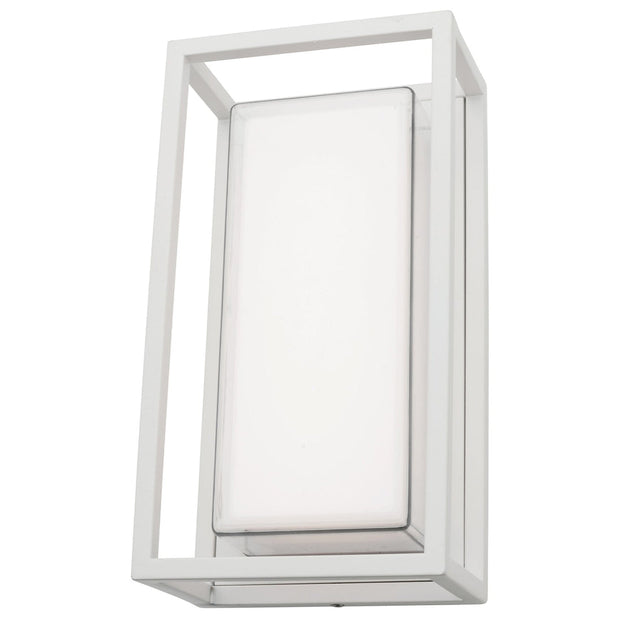 Cayman LED Exterior Wall Light - White