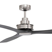 Clarence 56 Ceiling Fan Brushed Chrome and Black