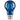 2W BLUE B22 CLASSIC DECORATIVE LED