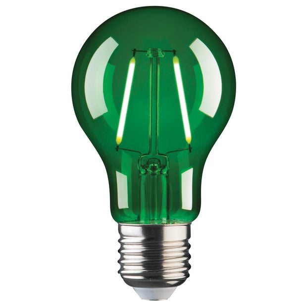 2W GREEN E27 CLASSIC DECORATIVE LED