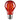 2W RED E27 CLASSIC DECORATIVE LED