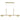 Contina 3lt Bar Pendant Brass and Opal