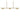 Contina 3lt Bar Pendant Brass and Opal