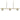 Contina 3lt Bar Pendant Brass and Opal