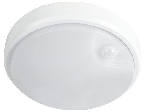 Cove 15w CCT LED 210mm Round Bunker Light w Sensor