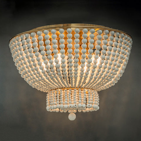 Meadow Lane Beaded Flush Mount by Lighting Superstore