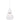 Ellise Marble and Glass Pendant White