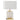 Dana Table Lamp Antique Gold and White Marble