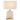 Dana Table Lamp Antique Gold and White Marble