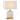 Dana Table Lamp Antique Gold and White Marble