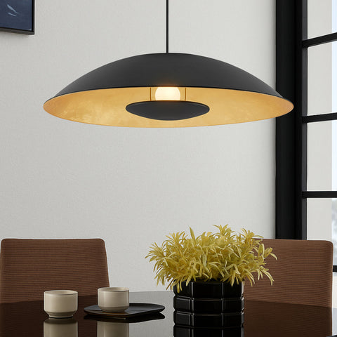 Daxia 60 Black Sand Pendant with Gold Foil