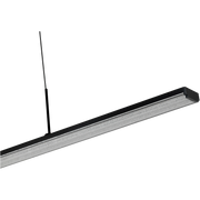 Dazzle 50w CCT LED 1500mm Linear Pendant Black