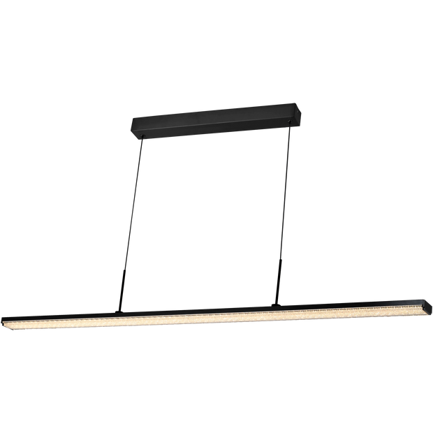 Dazzle 50w CCT LED 1500mm Linear Pendant Black