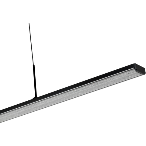 Dazzle 72w CCT LED 2000mm Linear Pendant Black