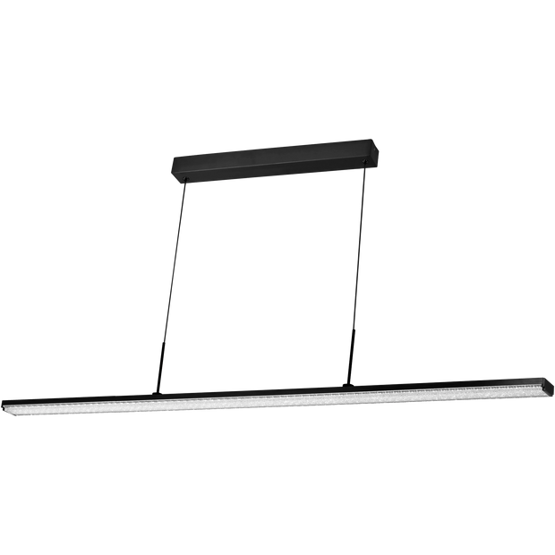 Dazzle 72w CCT LED 2000mm Linear Pendant Black