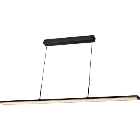 Dazzle 72w CCT LED 2000mm Linear Pendant Black