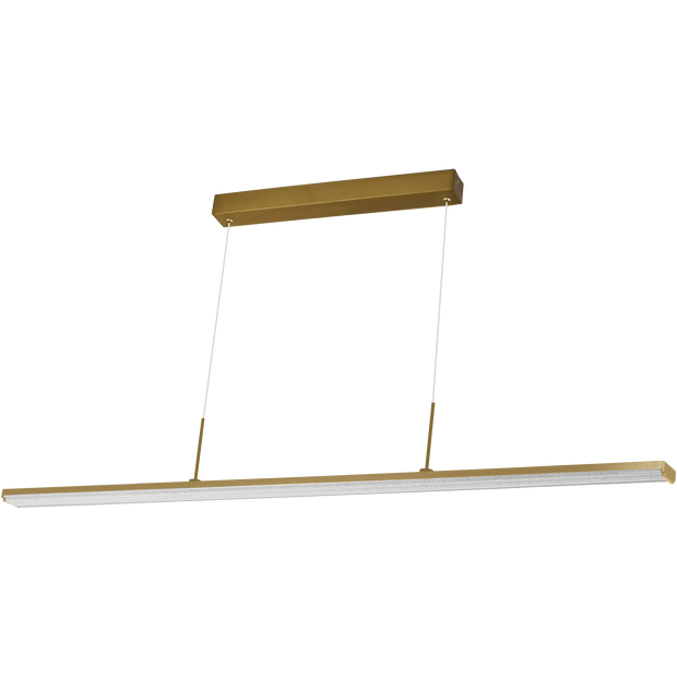 Dazzle 72w CCT LED 2000mm Linear Pendant Brass