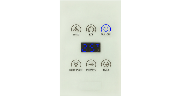 9 Speed Wall Control for Hunter Pacific DC Ceiling Fan 240v