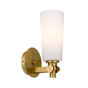 Delmar Wall Light Antique Gold and Opal
