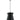 Diablo E27 Cone Pendant Light Black