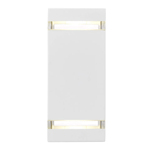 Dixon 2 x 6W Exterior Wall Light White