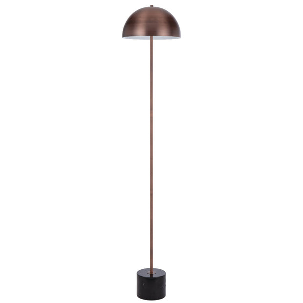 Domez Floor Lamp Black Marble and Bronze