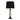 Dorcel Table Lamp Black and Smoke with Gold Inner