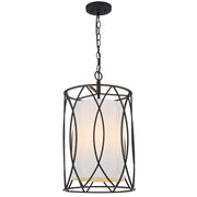 Dover 33 Pendant Textured Black