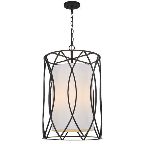 Dover 45 Pendant Textured Black