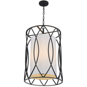 Dover 45 Pendant Textured Black