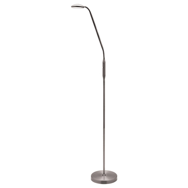 Dylan Floor Lamp 6w LED Brushed Chrome