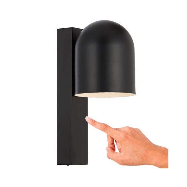 Echo 5W 3000K Touch Wall Light Black (Globe Included)