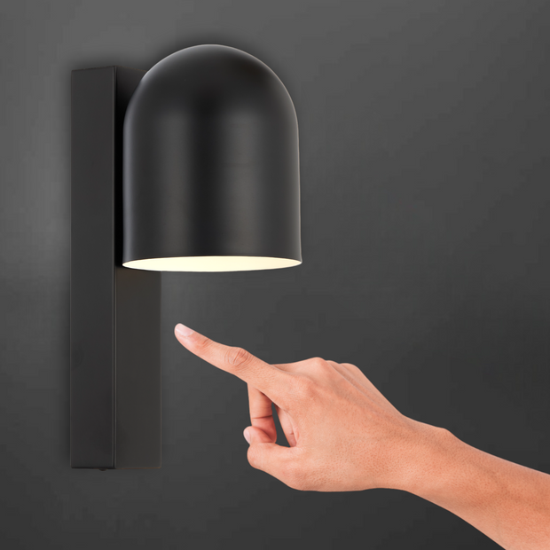 Echo 5W 3000K Touch Wall Light Black (Globe Included)