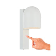 Echo 5W 3000K Touch Wall Light White (Globe Included)