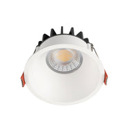 ECONE 10w LED CCT 50° IP40 Triac Dimmable White Trim Downlight